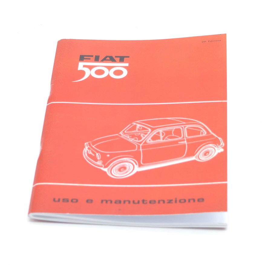 Libretto uso e manutenzione Fiat 500